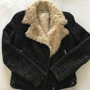 Zara faux shearling jacket